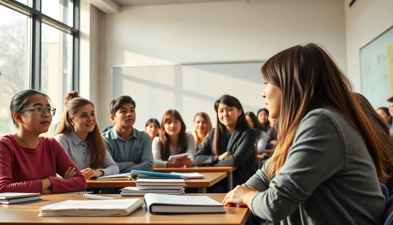 Students collaborating in study space